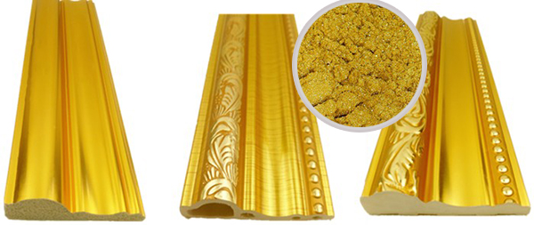 装饰线条金粉